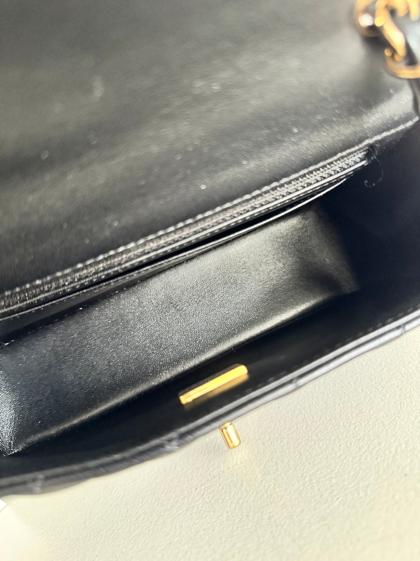 Chanel Mini Lambskin Rectangular Flap Bag, LGHW