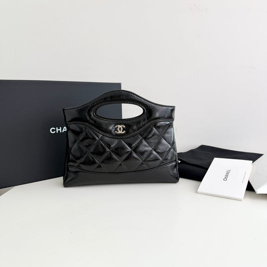 Chanel nano 31 shopper black