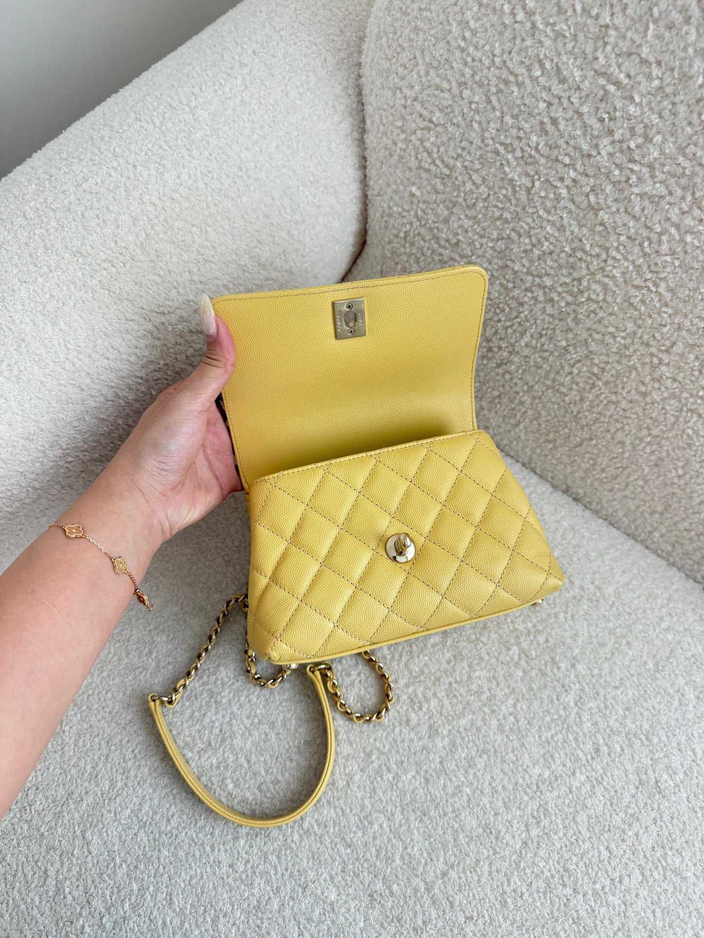 Chanel Mini Coco Handle Caviar