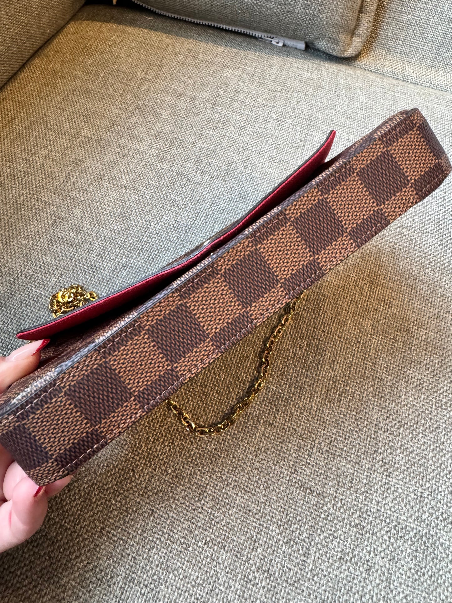 Louis Vuitton felicie pochette Ebene