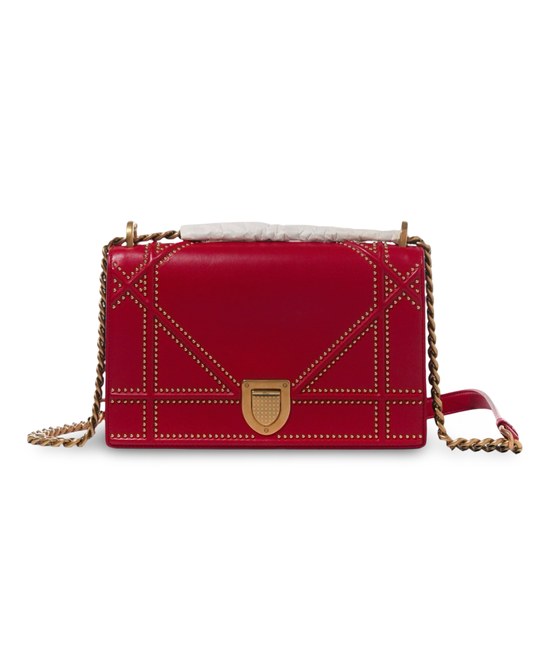 Diorama Studded Flap  Bag