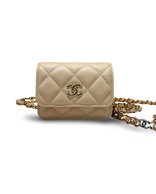 Chanel clutch on chain