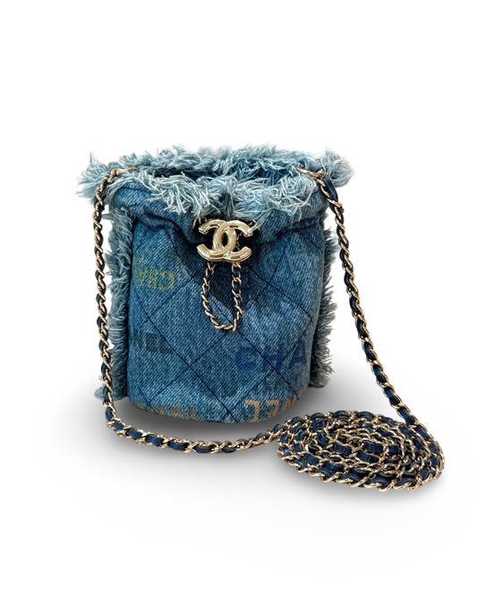 Chanel Mini Denim Mood Bucket bag