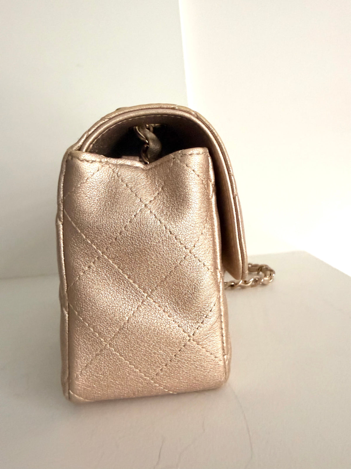Chanel Mini Classic Gold On Gold