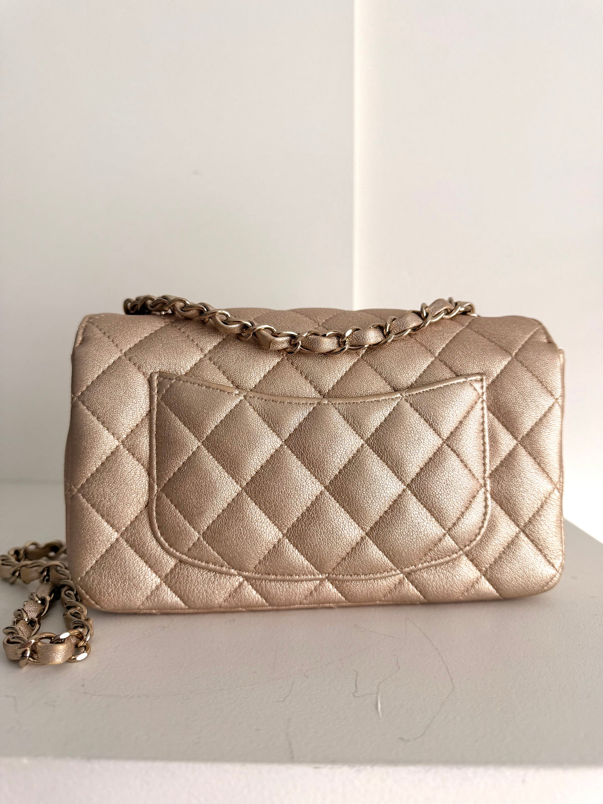 Chanel Mini Classic Gold On Gold