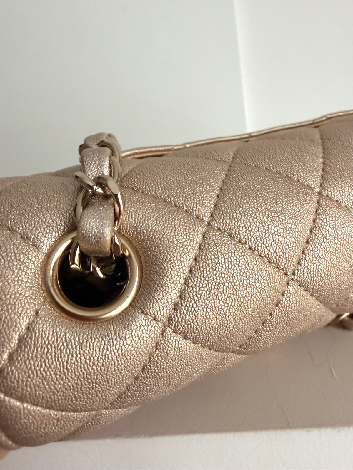Chanel Mini Classic Gold On Gold