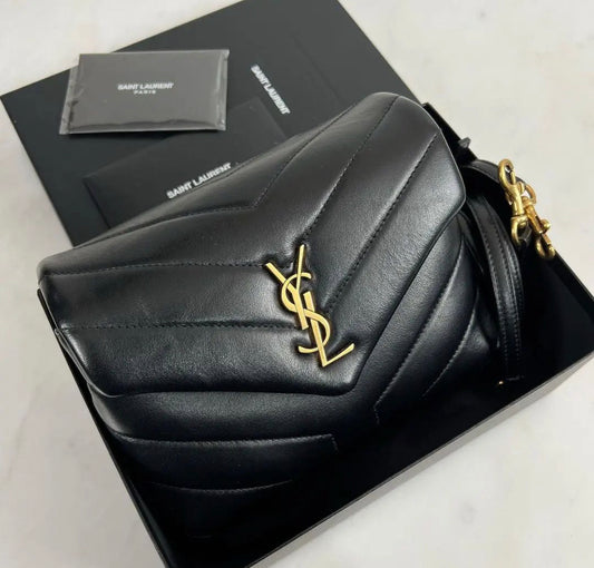 Saint Laurent Toy loulou, black GHW